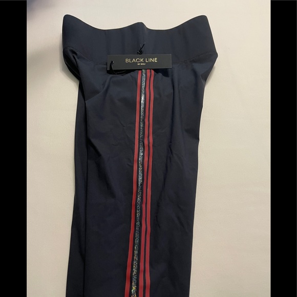 Noli Yoga Black Line AXL High Rise Legging in Black/Starlight size L NWT - Picture 6 of 6